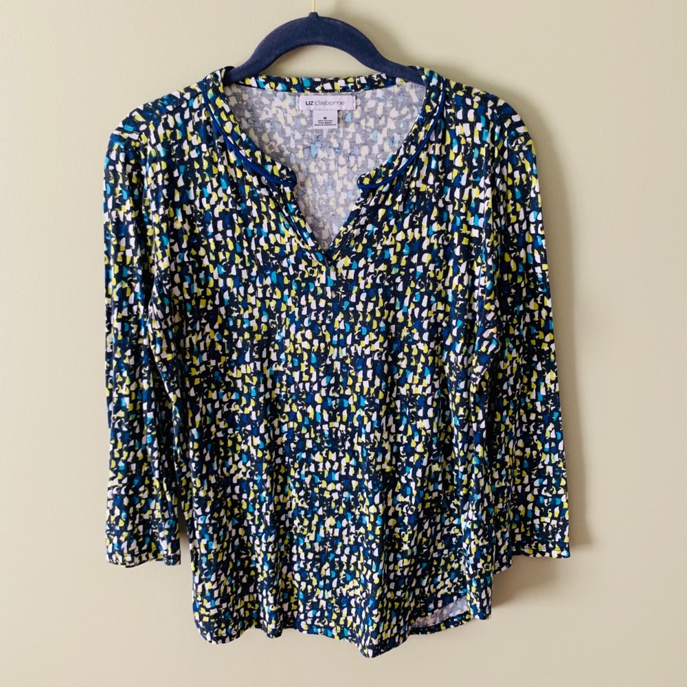 Women’s Liz Claiborne Multicolored Long Sleeve